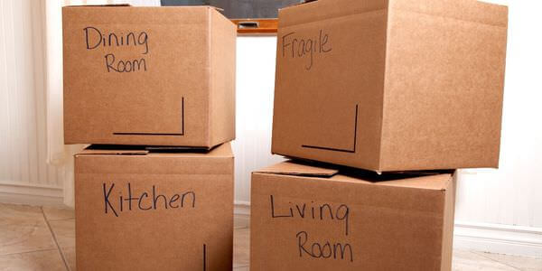 Beschriftete Umzugskartons für Küche und Esszimmer – Umzugskartons in Cottbus